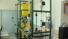 Stanowisko pomiarowe w Laboratorium Badań Przepływów