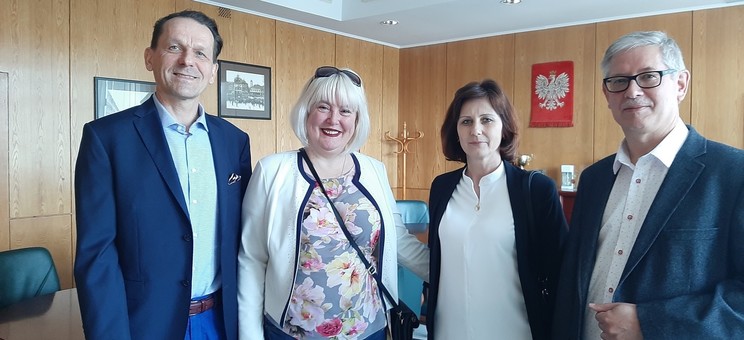 Od lewej: r. Zajdel, I. Petrovska, T. Bubela, R. Hanus.