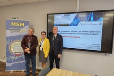 Od lewej: Eligiusz Pawłowski, Anna Szlachta, Przemysław Otomański,